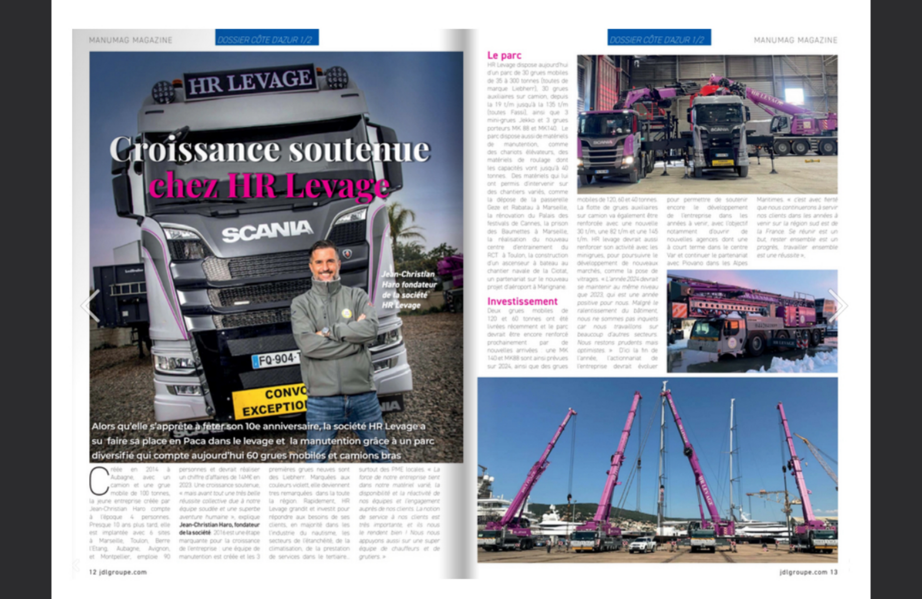 Hr Levage Location Camion Grue Mise En Avant