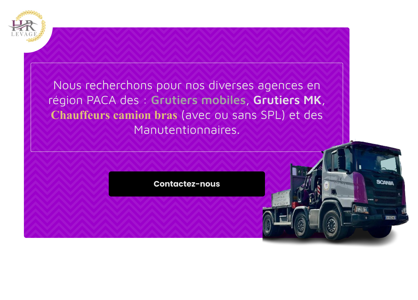 Hr Levage Location Camion Grue Group 6